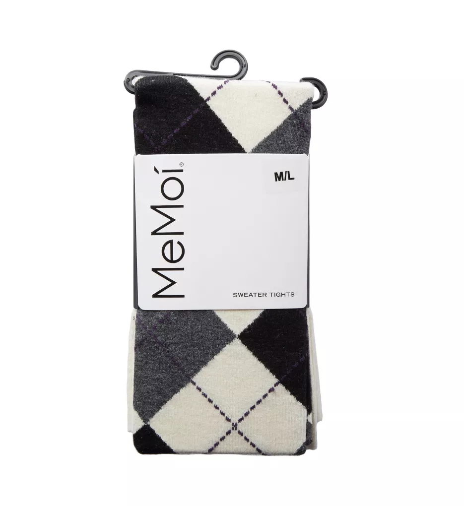 MeMoi Textured Argyle Sweater Tights MO-391 - Image 3