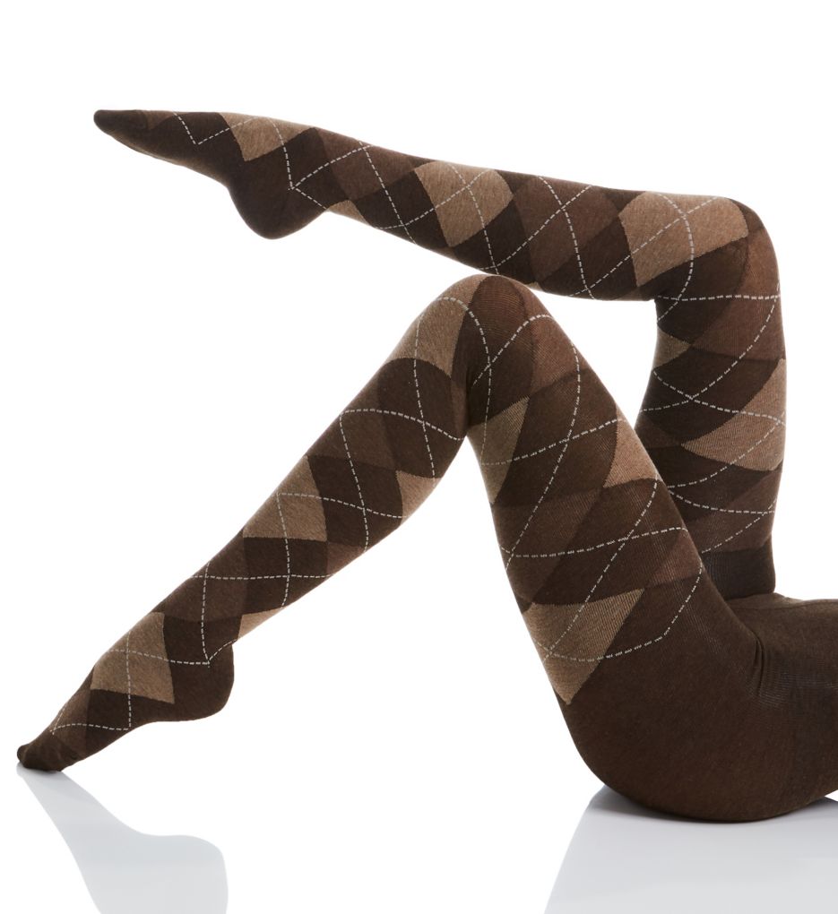 Light Control Argyle Opaque Tights