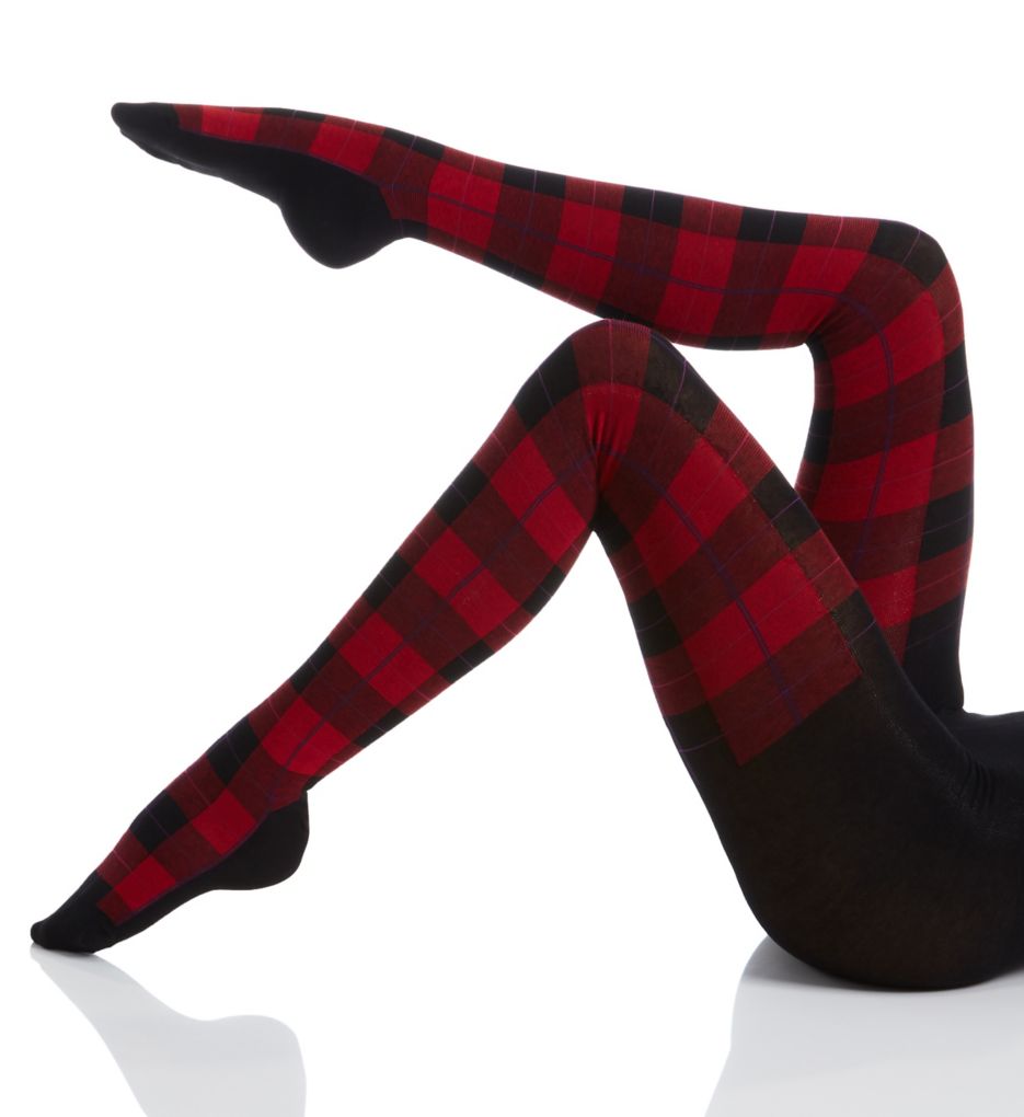 Tartan Plaid Sweater Tights