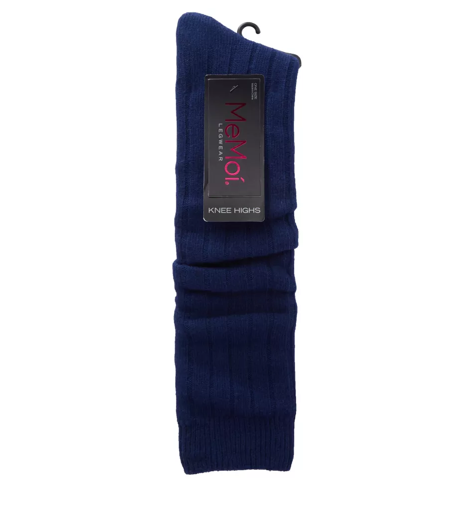 MeMoi Ribbed Knit Knee High Socks MO-716 - Image 1