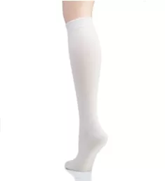 Flat Knit Knee High Socks Winter White O/S