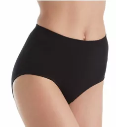 SlimMe Seamless Control Brief Panty Black S