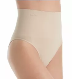 SlimMe Seamless Hi Waist Control Brief Panty Nude S