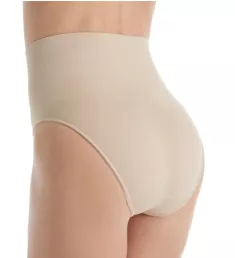 SlimMe Seamless Hi Waist Control Brief Panty Nude S