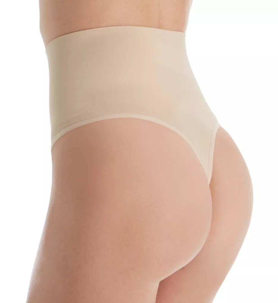 MeMoi Women's SlimMe Seamless Control Brief Panty in Nude (MSM-100