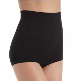 SlimMe Seamless High Waist Shaping Boyshort Panty Black S