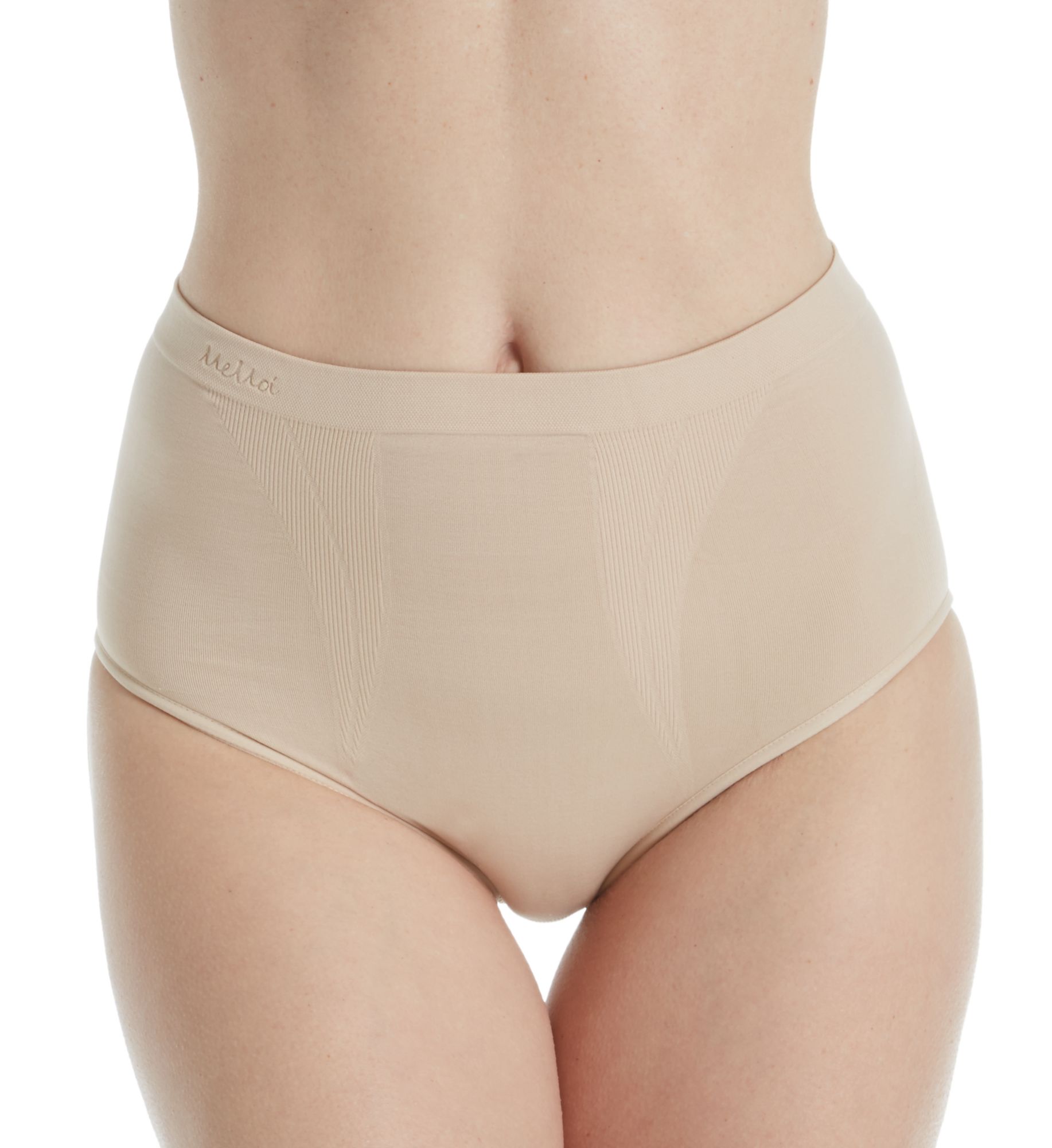 MeMoi SlimMe Hi-Cut Control Brief Panty MSM-106 - Image 1