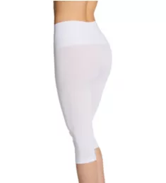 SlimMe Seamless High Waisted Capri Legging White S