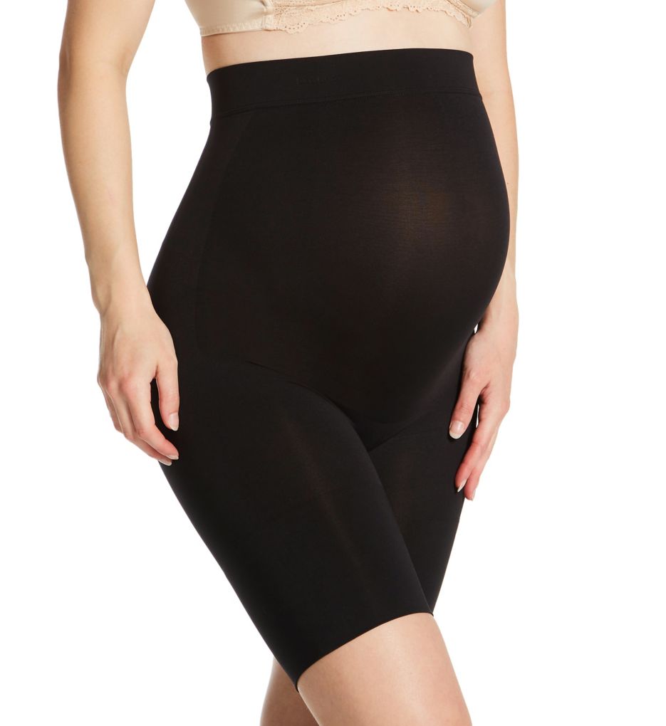 SlimMe High Waist Maternity Thigh Shaper Black Small : : Clothing,  Shoes & Accessories