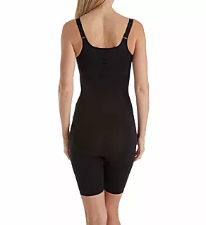 SlimMe Wear Your Own Bra Thigh Shaping Bodysuit Black S
