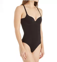 SlimMe Contour Underwire Cup Bodysuit w/ Brief Black S