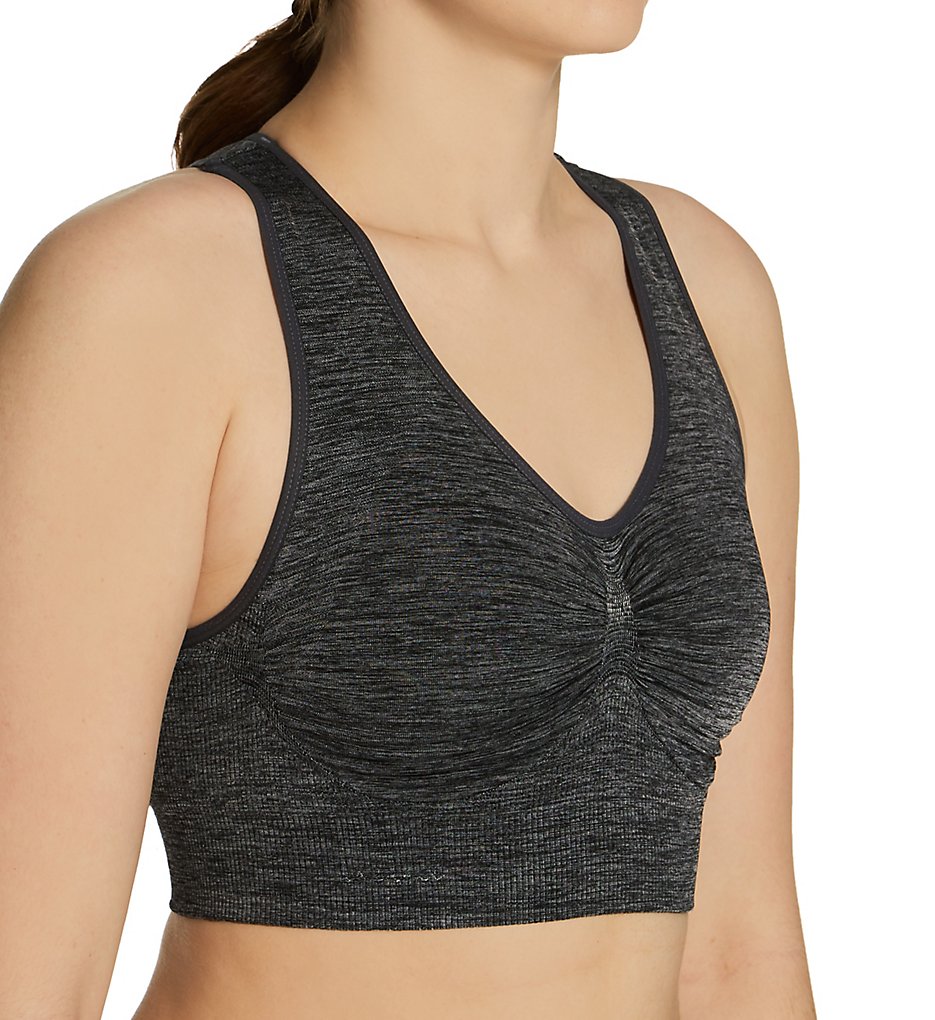 MeMoi (2462922): MeMoi MSM-190 SlimMe Seamless Racerback Sports Bra (Skystorm XL) MeMoi (2462922): MeMoi MSM-190 SlimMe Seamless Racerback Sports Bra (Skystorm XL)