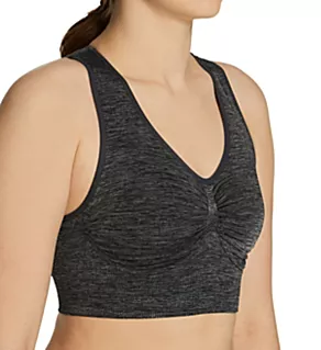 SlimMe Seamless Racerback Sports Bra Skystorm S