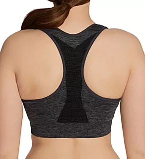 SlimMe Seamless Racerback Sports Bra Skystorm S