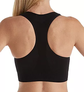 Plus SlimMe Seamless Racerback Sports Bra Nude Q2