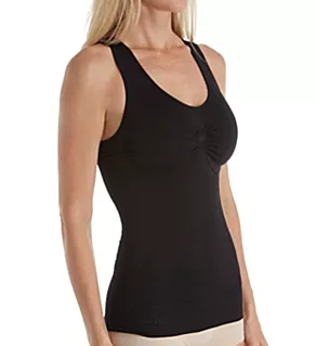 SlimMe Seamless Shaping Sports Tank Black L