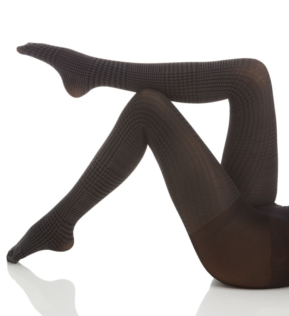 Glen Plaid Opaque Tights-gs