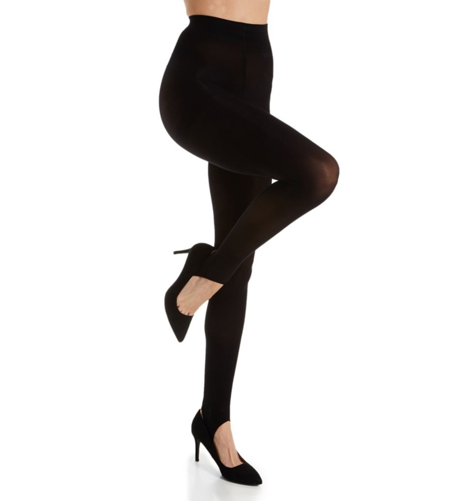 MeMoi Stirrup Opaque Tights Black S/M  - Image 4
