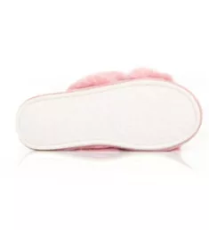 Beverly Faux Fur Open Toe Plush Slipper Mauve S