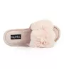 MeMoi Luxe Pom-Pom Open Toe Plush Slippers MZP05446 - Image 1