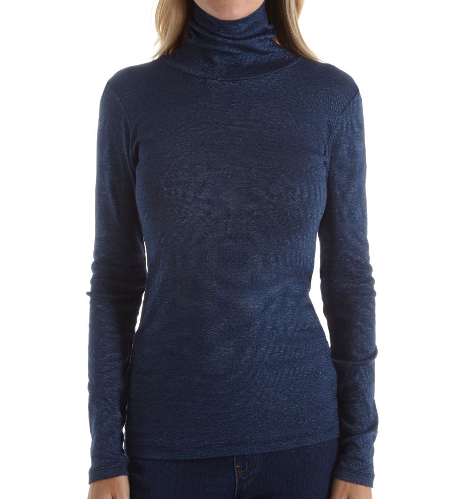 Shine Long Sleeve Turtleneck Top-fs