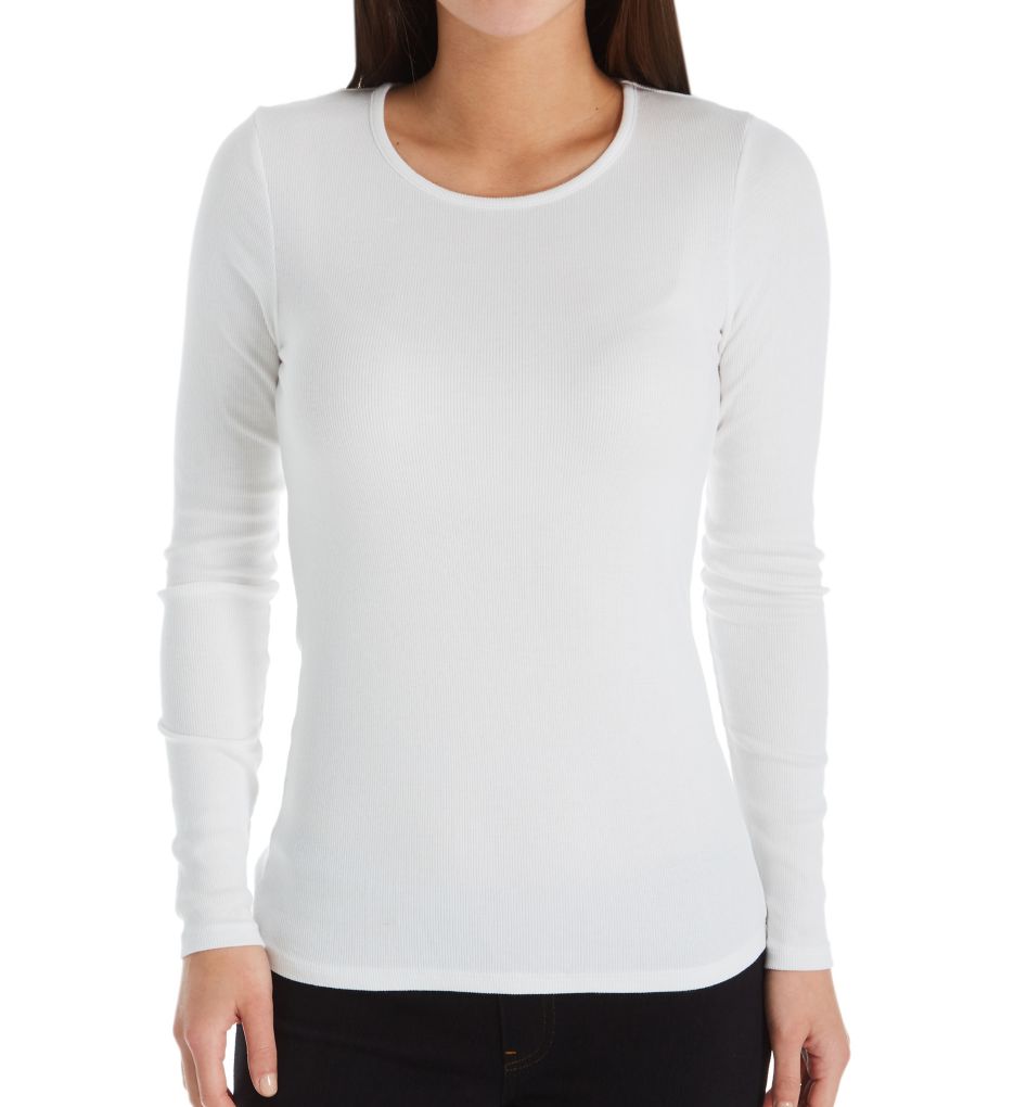 Ultra Rib Rachel Slim Long Sleeve Tee-fs