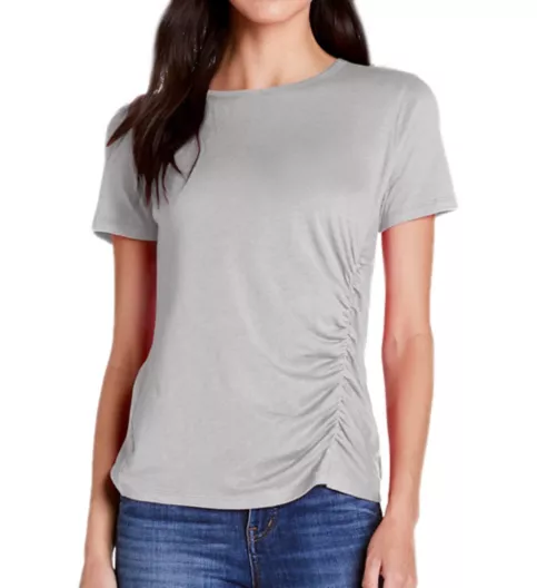 Michael Stars Ultra Jersey Jess Asymmetric Ruched Tee 2660