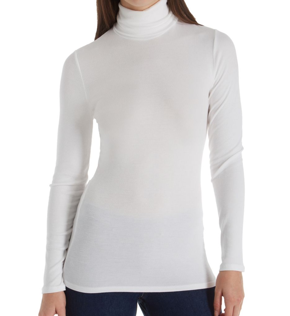 2X1 Rib Long Sleeve Turtleneck-fs