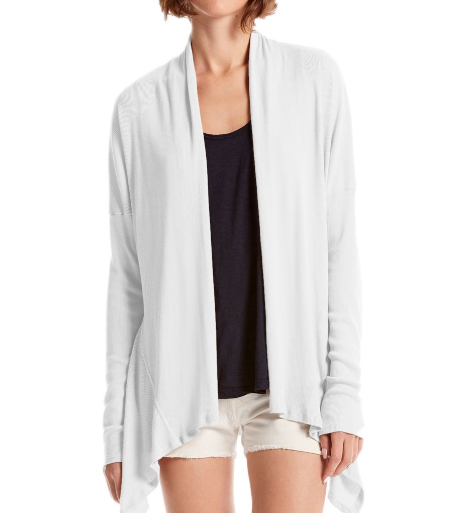 Coastal Rib Emree Shawl Collar Cardigan-gs