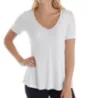 Michael Stars 2x1 Rib V-Neck Swing Tee 9057 - Image 1