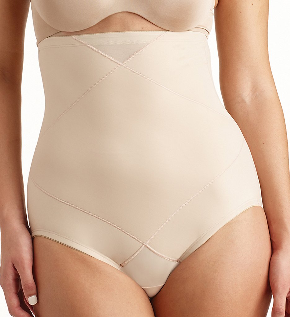 Miraclesuit - Miraclesuit 2415 Instant Tummy Tuck Hi-Waist Shaping Brief (Cupid Nude XL)