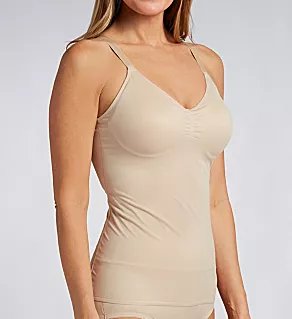 Comfy Curves Adjustable Strap Camisole Warm Beige 2X