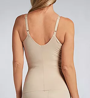 Comfy Curves Adjustable Strap Camisole Warm Beige 2X