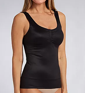Comfy Curves Comfort Strap Camisole Black 2X