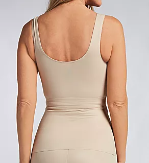 Comfy Curves Comfort Strap Camisole Warm Beige 2X