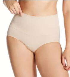 Comfy Curves Waistline Brief Warm Beige L