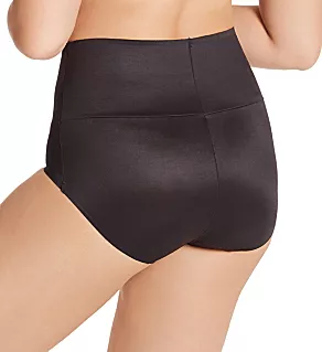 Comfy Curves Waistline Brief Black S