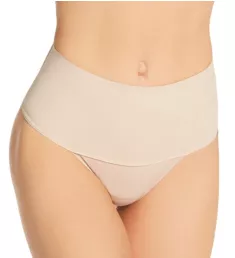 Comfy Curves Waistline Thong Warm Beige S