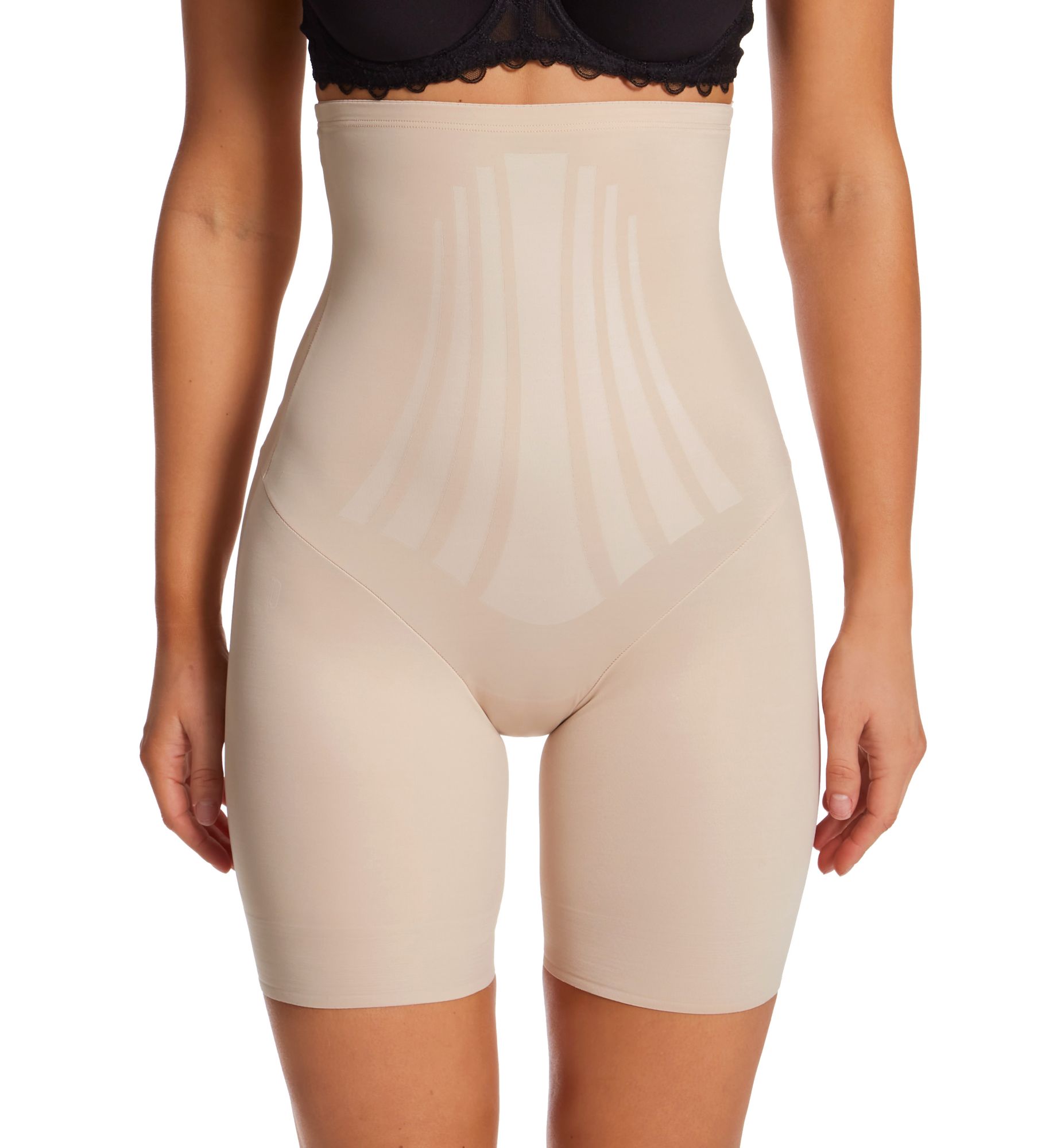 Miraclesuit Modern Miracle Lycra Fit Sense HW Longleg Shaper Warm Beige M  - Image 1