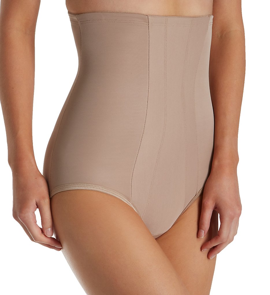 Miraclesuit : Miraclesuit 2705 Shape With An Edge Hi-Waist Brief (Stucco 3X)