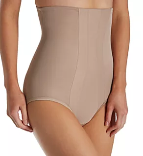 Shape With An Edge Hi-Waist Brief Stucco S