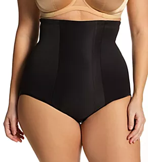 Plus Size Shape With An Edge Hi-Waist Brief Black 3X
