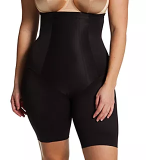 Plus Size ShapeWith An Edge Hi-Waist Thigh Slimmer Black 3X
