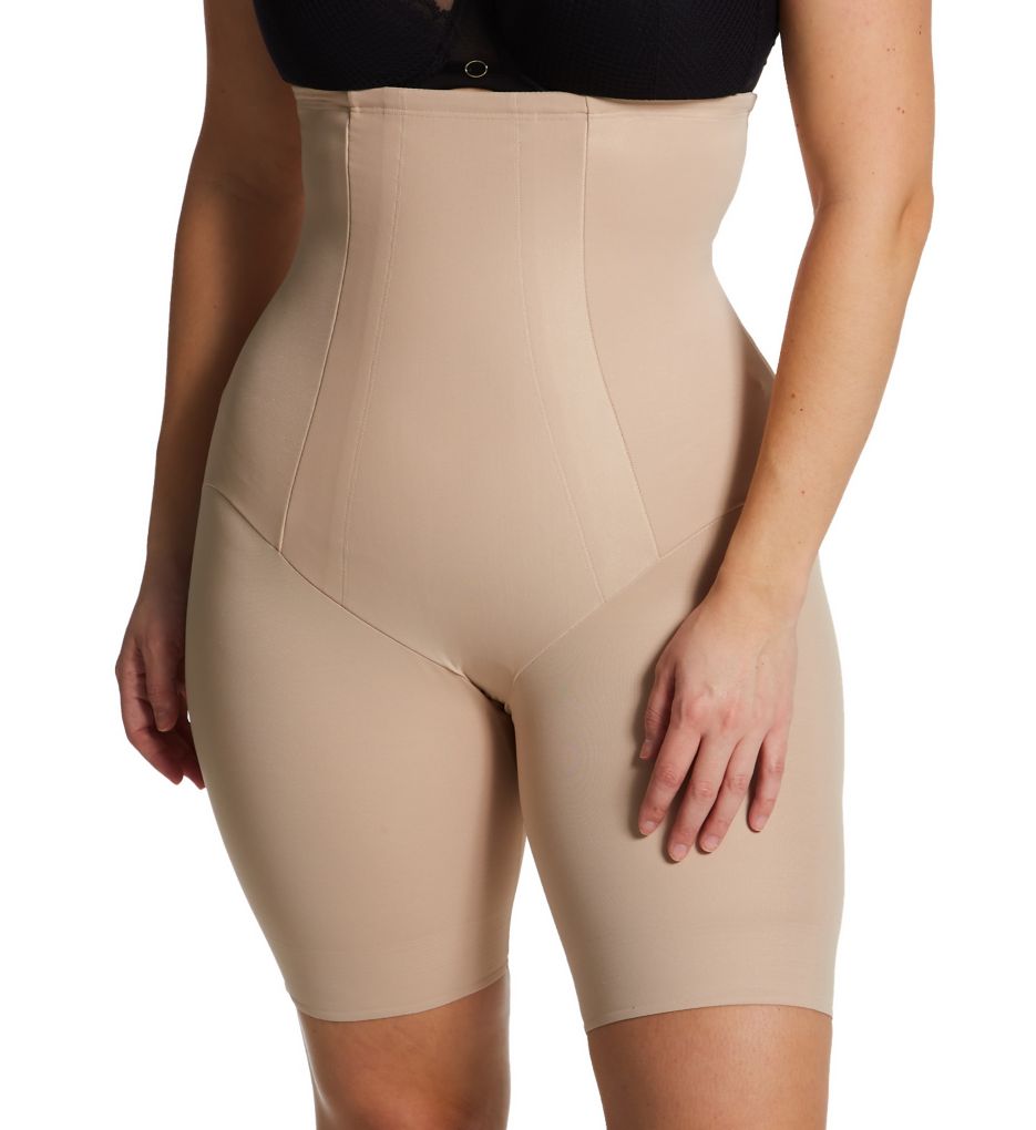 Plus Size ShapeWith An Edge Hi-Waist Thigh Slimmer-gs