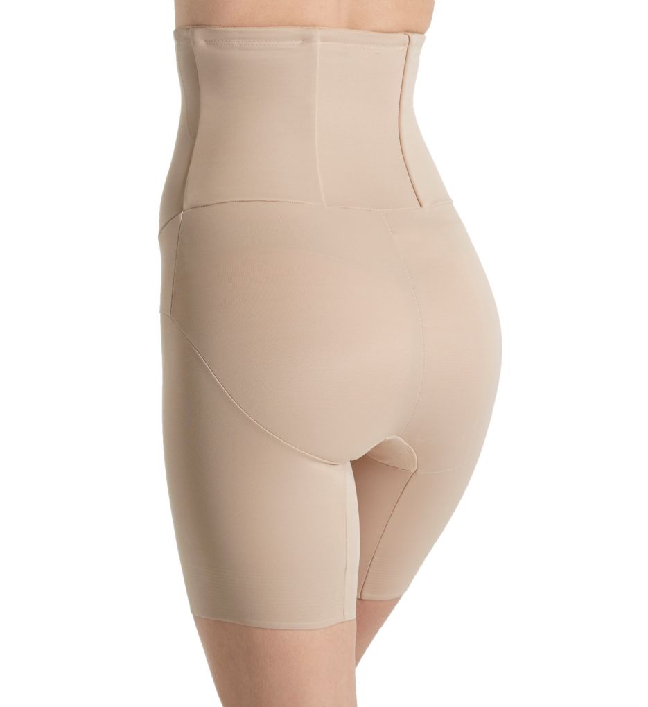 Inches Off Waist Cinching Thigh Slimmer Nude S by Miraclesuit