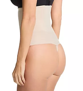 Inches Off Waist Cinching Thong Nude S