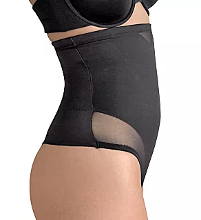 Sheer Shaping Hi-Waist Thong Black S