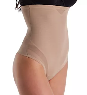 Sheer Shaping Hi-Waist Thong Stucco S