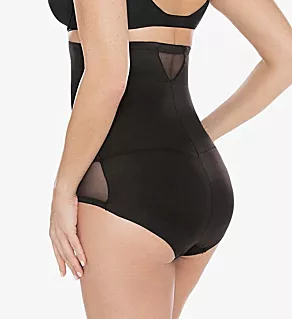 Sheer Shaping Hi-Waist Brief Black M
