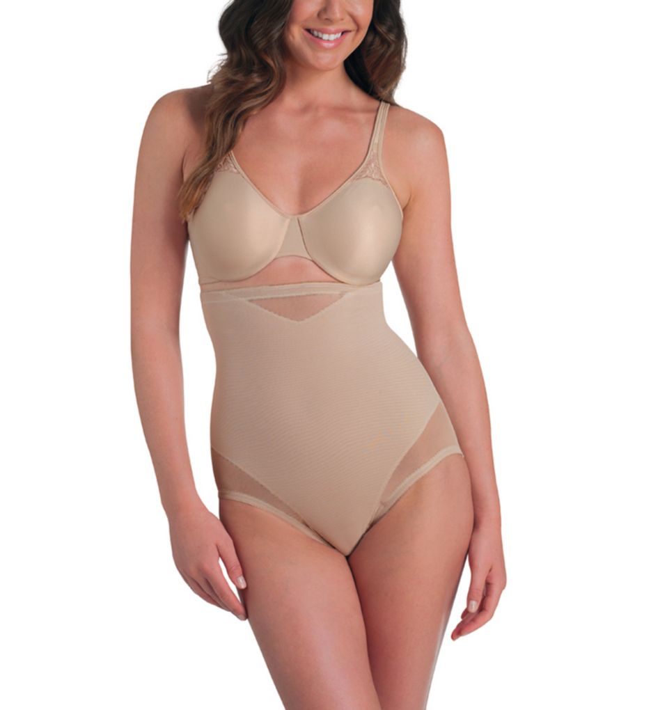 Miraclesuit Shapewear - Sexy Sheer Hi Waist Thigh Slimmer Warm